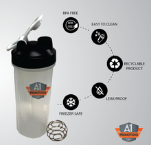 Load image into Gallery viewer, Plastic Shaker Bottles with Mixer